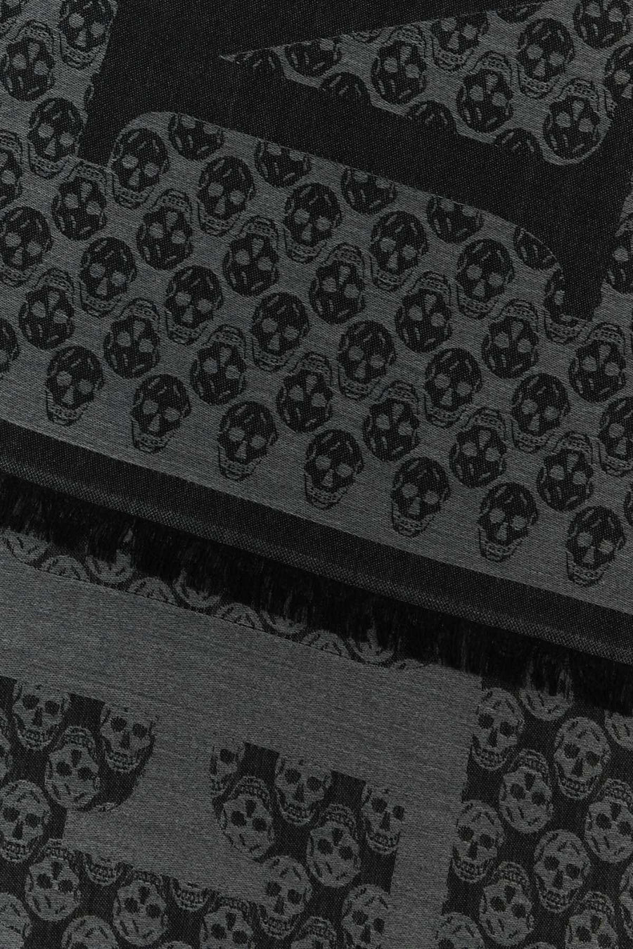 Alexander McQueen Multi Scarf 8353754200Q 1461 unisex scarf in gray, product photo 2