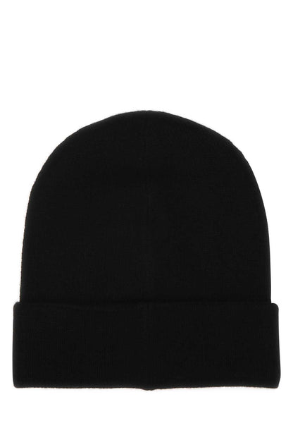 Alexander McQueen CAPPELLO Cashmere Beanie 6631954201Q 1078 men's hat in black, product photo 2