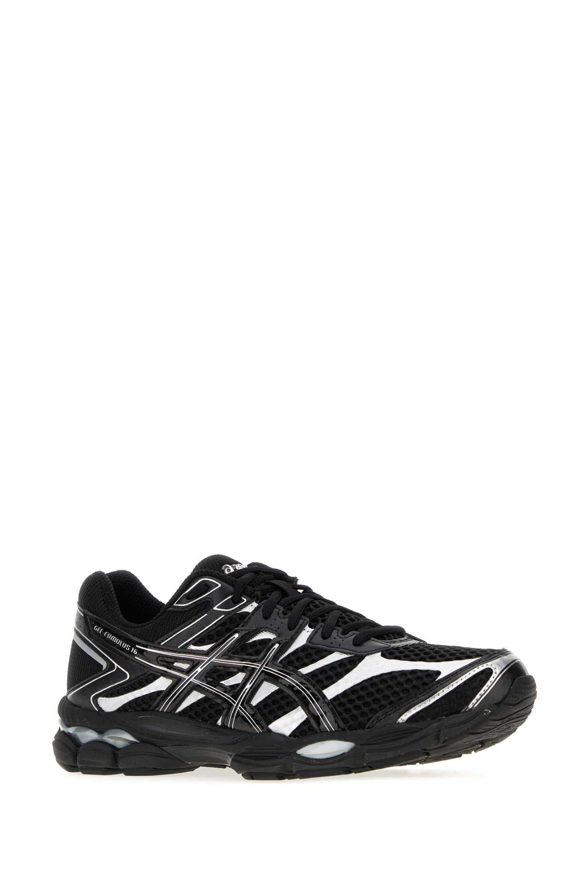 Asics Cushioned Running Design Sneakers — Black