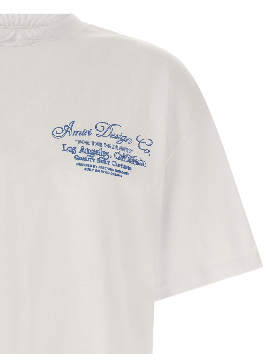 Amiri Oversized Graphic T-Shirt AM426JR003003O men's T-shirt in White