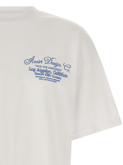 Amiri Oversized Graphic T-Shirt AM426JR003003O men's T-shirt in White