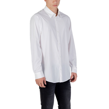 Armani Exchange Elastane Stretch Shirt — White