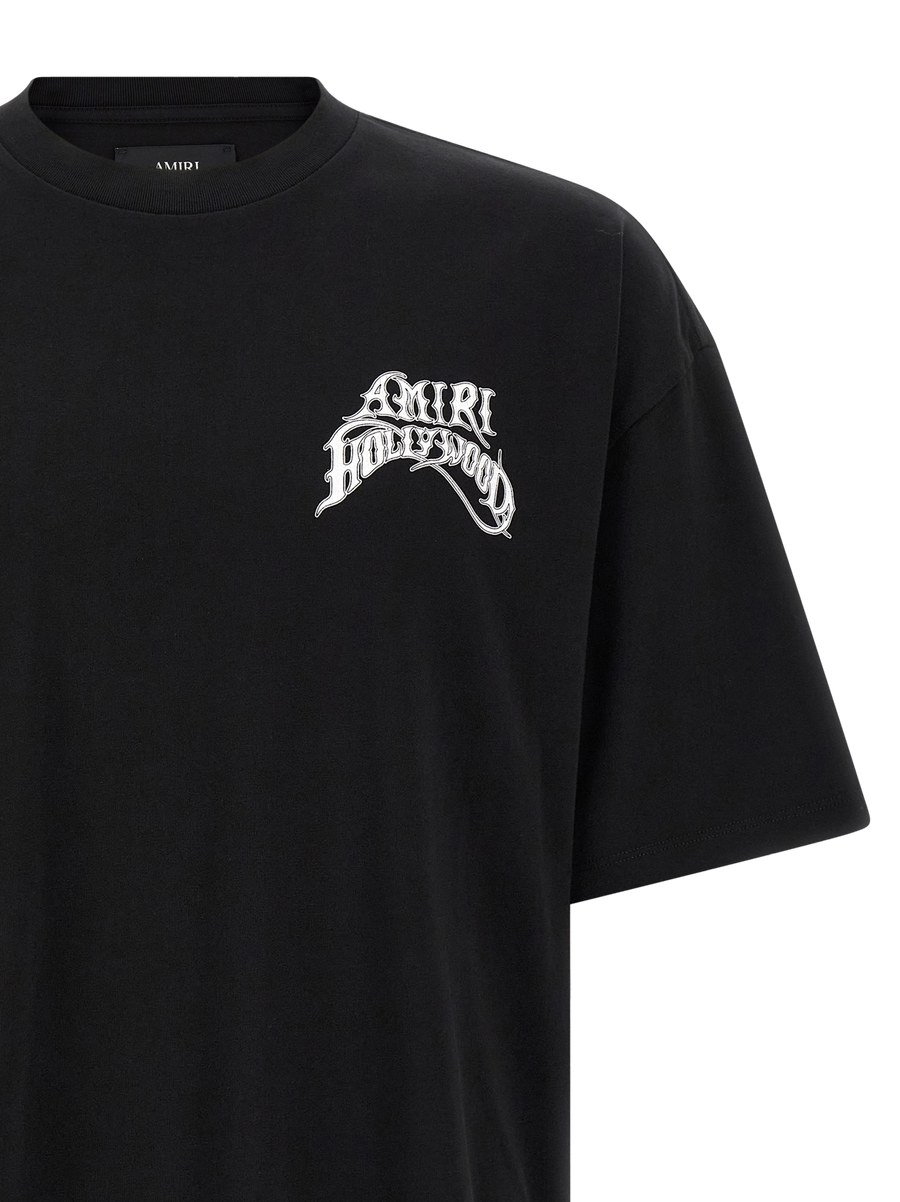 Amiri Hollywood LJ Skate T-Shirt AMTOJR1189001 unisex T-shirt in Black