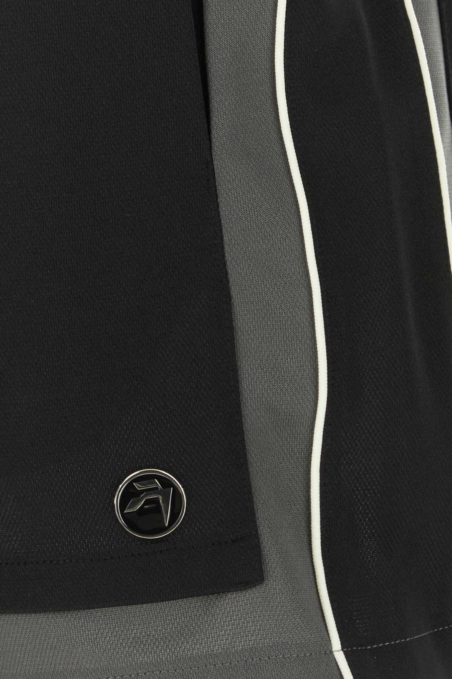 Ambush Color-Block Bermuda Shorts BMCL001S24JER001 1009 men's shorts in black, product photo 3