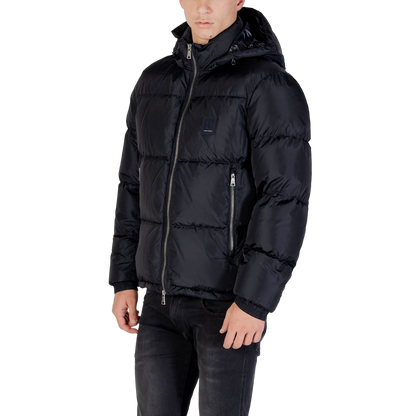 Armani Exchange Quilted Polyamide Down Jacket — Black