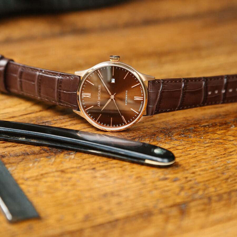 James McCabe London Automatic Brown Dial Men's Watch JM-1025-03
