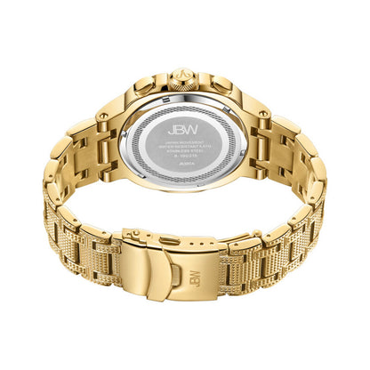 JBW Heist Quartz Diamond Gold Dial Men's Watch J6380A