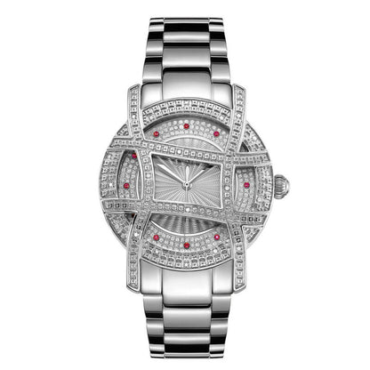 JBW Olympia Quartz Silver Dial Ladies Watch JB-6214-10C