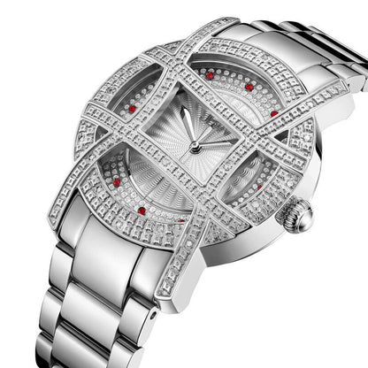 JBW Olympia Quartz Silver Dial Ladies Watch JB-6214-10C