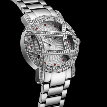 JBW Olympia Quartz Silver Dial Ladies Watch JB-6214-10C