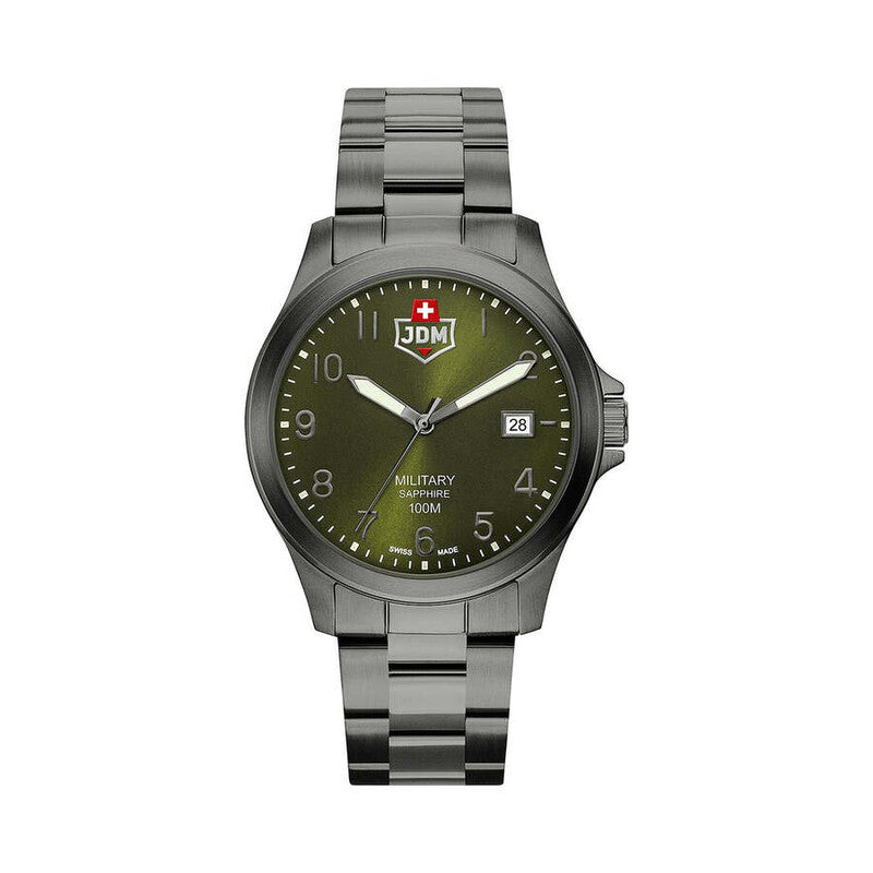 JDM Military Alpha I JDM-WG001-08 men's watch with green dial