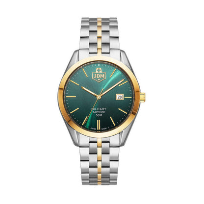 JDM Military Interlaken Gents JDM-WG023-06 men's watch with green dial