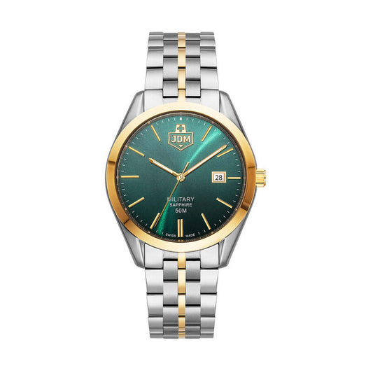 JDM Military Interlaken Gents JDM-WG023-06 men's watch with green dial