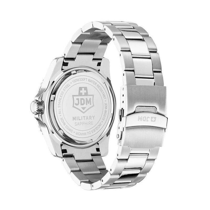 JDM Military Sierra JDM-WG022-02 men's watch with green dial