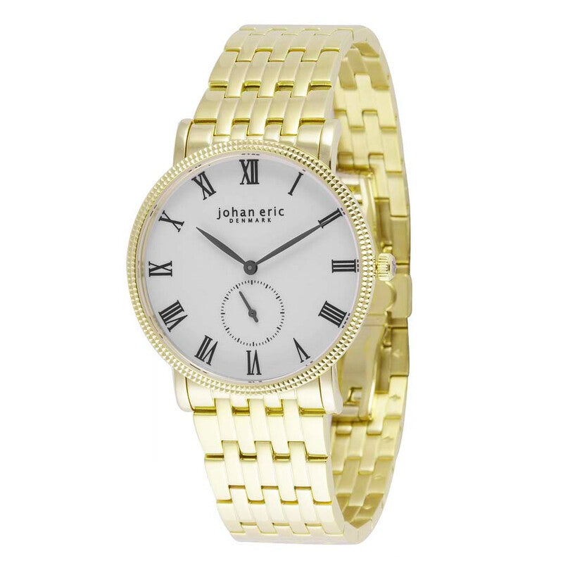 Johan Eric Holstebro JE-H1000-02-001B men's watch with white dial