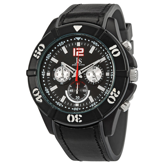 Joshua & Sons JS51GY men's watch with black dial