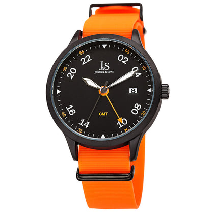 Joshua & Sons JX147OR men's watch with black dial