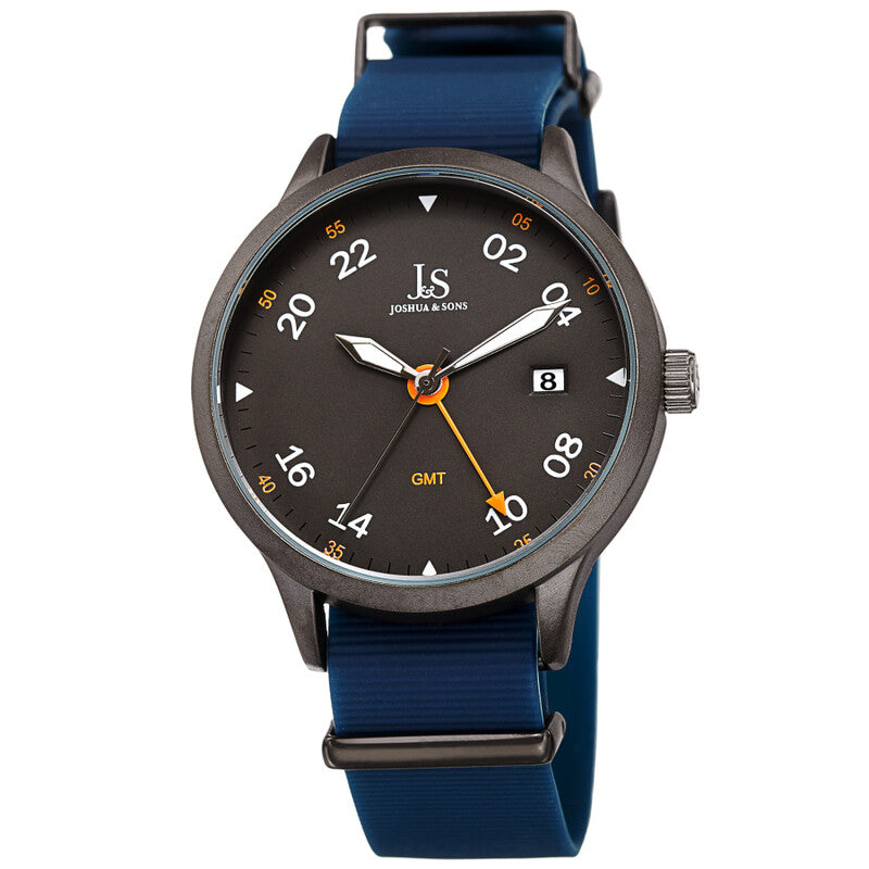 Joshua & Sons JX147GNBU men's watch with grey dial