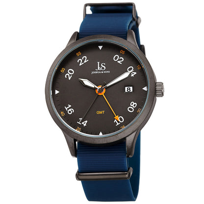 Joshua & Sons JX147GNBU men's watch with grey dial