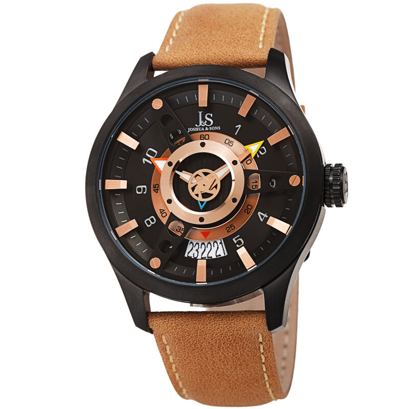 Joshua & Sons JX150TN women's watch with black dial
