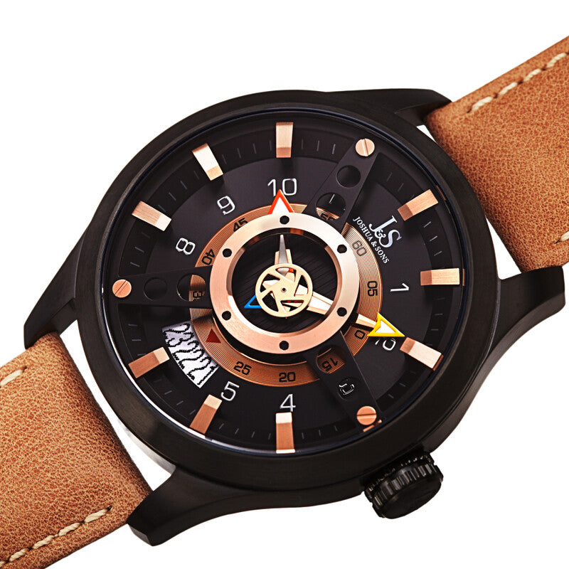 Joshua & Sons JX150TN women's watch with black dial