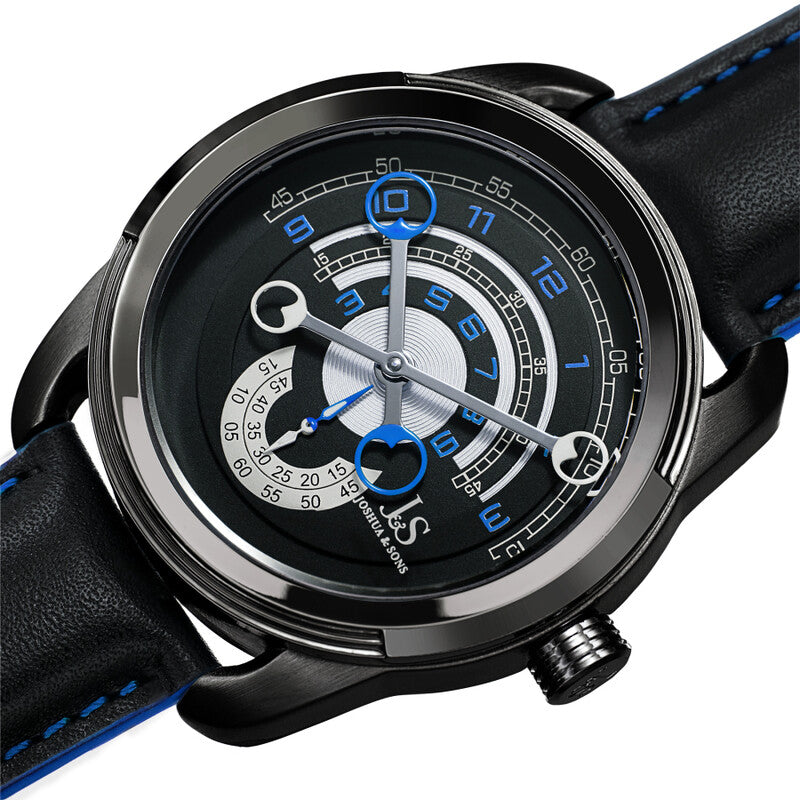 Joshua & Sons JX148BU men's watch with black dial