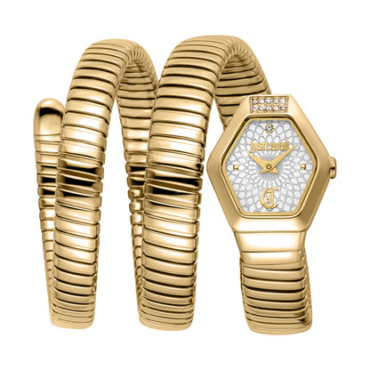 Just Cavalli Romina Silver-tone Dial Ladies Watch JC1L395M0025