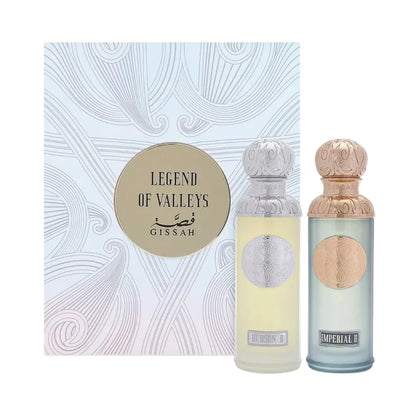 Gissah Legend Of Valleys Hudson II & Imperial II Eau de Parfum 90ml x 2 Gift Set