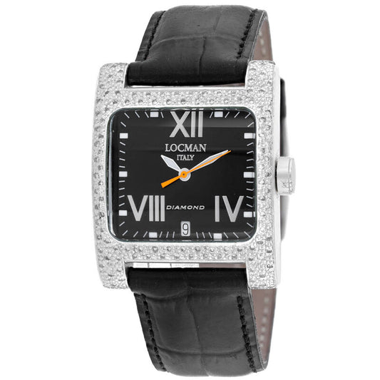 Locman Classic Quartz Black Dial Ladies Watch 431BKD/BK LEAL