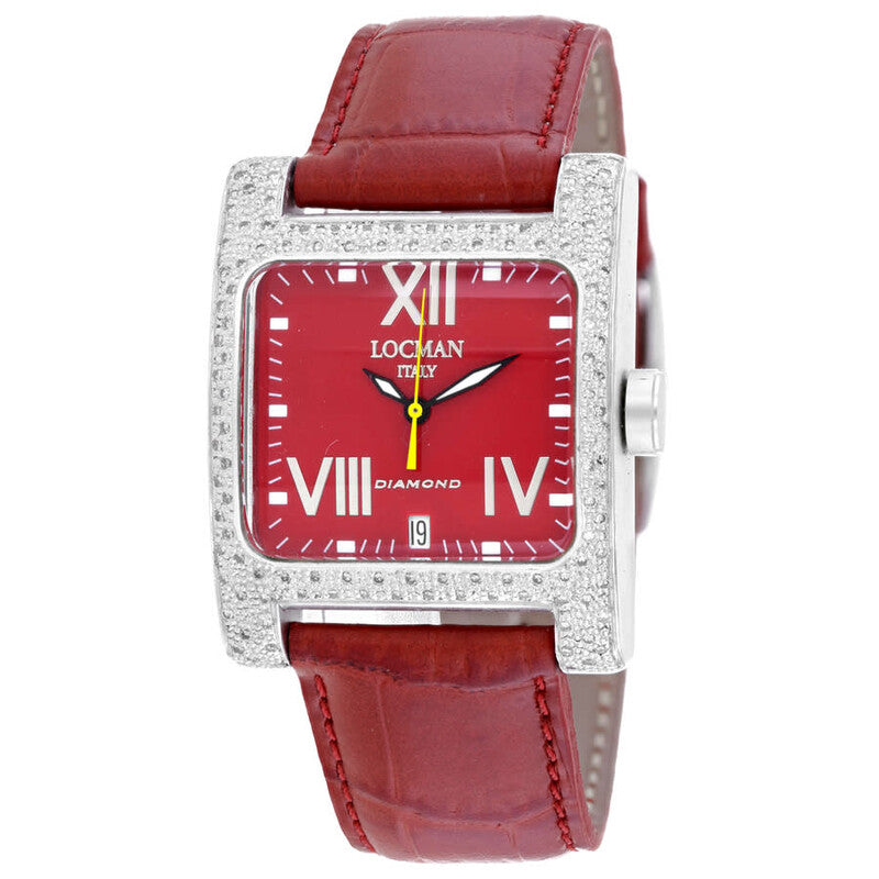 Locman Classic Quartz Red Dial Ladies Watch 431RD2D/RD LE