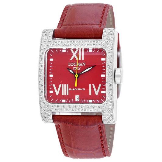 Locman Classic Quartz Red Dial Ladies Watch 431RD2D/RD LE