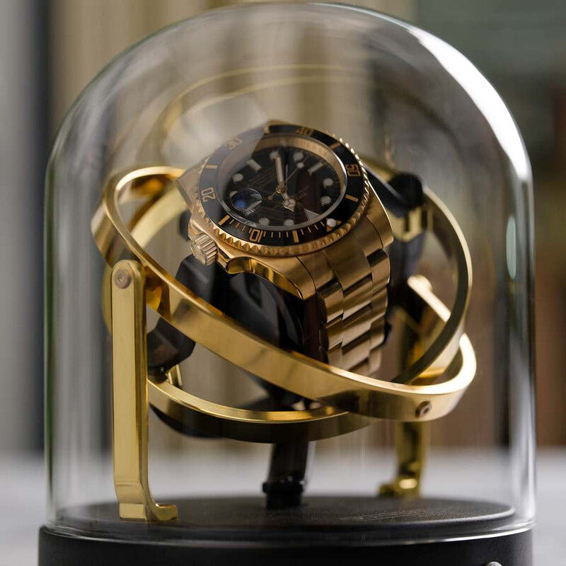 Astronomy Gyroscope Gold Watch Winder