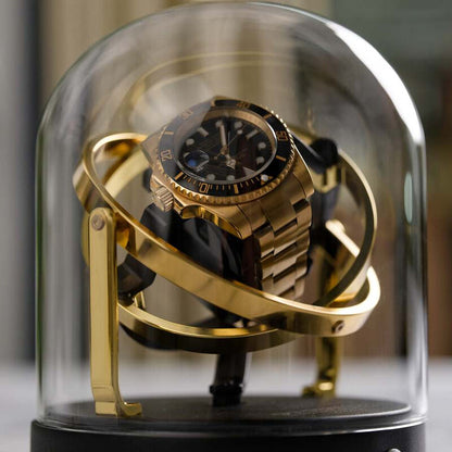 Astronomy Gyroscope Gold Watch Winder