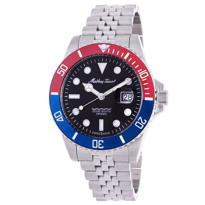 Mathey-Tissot Mathy Ceramic H901CRAR 42mm Black Dial Men's Watch