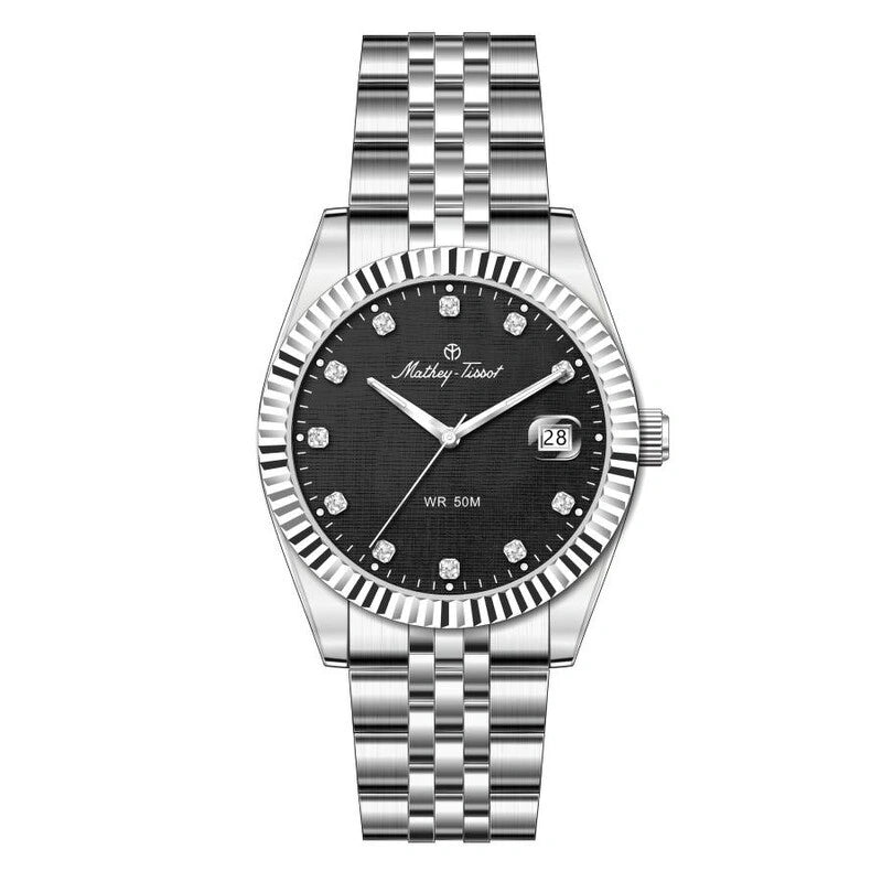 Mathey-Tissot Men's Dress Watch 40mm Black Dial H250953C-D