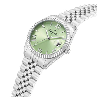 Mathey-Tissot Men's H250953B-B Light Green Dial Stainless Steel Quartz Watch