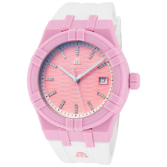 Maurice Lacroix Aikon Tide Quartz Pink Dial Men's Watch AI2008-EEEE1-3A0-0