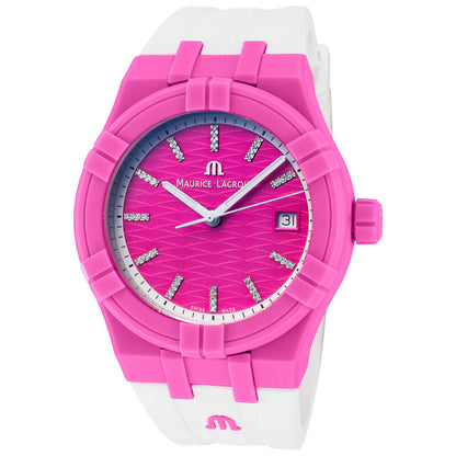 Maurice Lacroix Aikon Tide Quartz Pink Dial Men's Watch AI2008-FFFF1-3A0-0