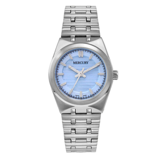 Mercury 492 Collection Blue Dial Ladies Watch MEL492-SS-9A