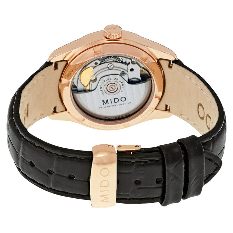 Mido Belluna II Automatic Silver Dial Ladies Watch M0242073603100