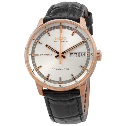 Mido Commander II Automatic Silver Dial Ladies Watch M0162303603180
