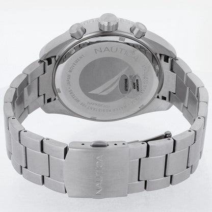 Nautica Key Biscane Chronograph Quartz Blue Dial Men's Watch Box Set NAPKBF302