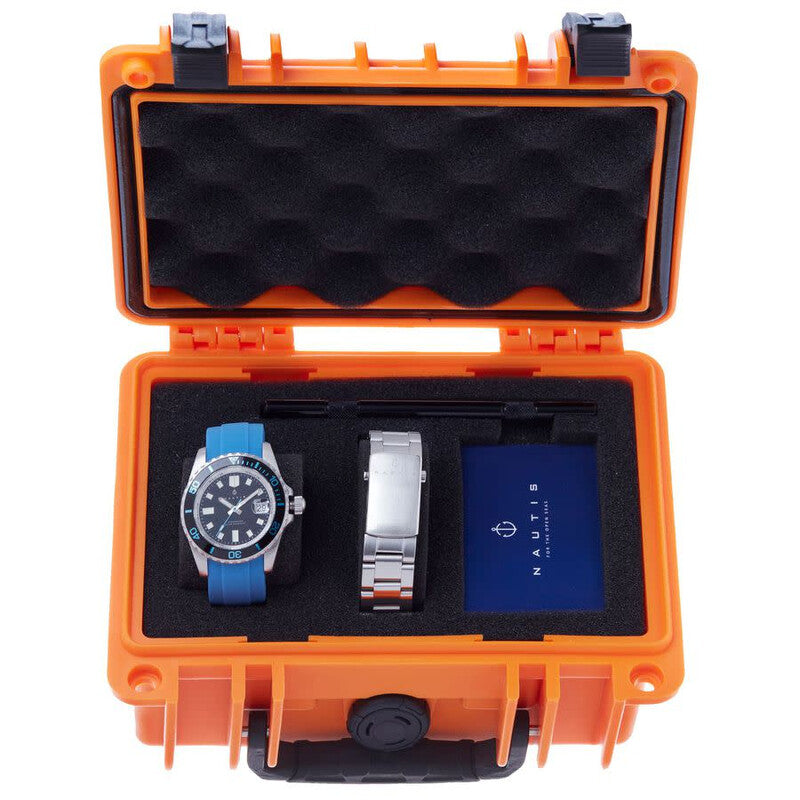 Nautis Interceptor Quartz Black Dial Men's Watch 19161G-A