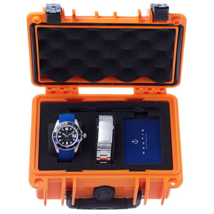 Nautis Interceptor Quartz Black Dial Men's Watch 19161G-D