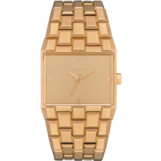 Nixon Ticket Quartz Gold Dial Ladies Watch A1262-502