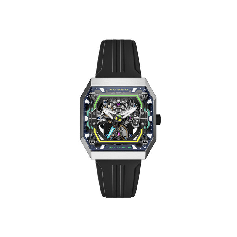 Nubeo Console Transparent Dial Automatic Men's Watch NB-6139-03