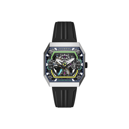 Nubeo Console Transparent Dial Automatic Men's Watch NB-6139-03