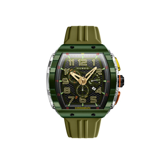 Nubeo Magellan Green Dial Men's Watch NB-6088-05