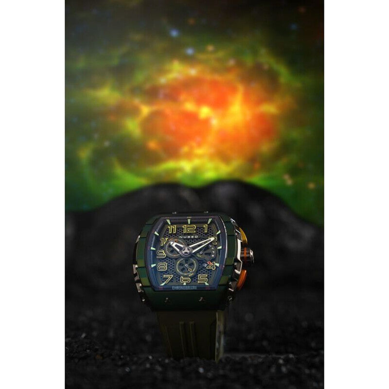 Nubeo Magellan Green Dial Men's Watch NB-6088-05