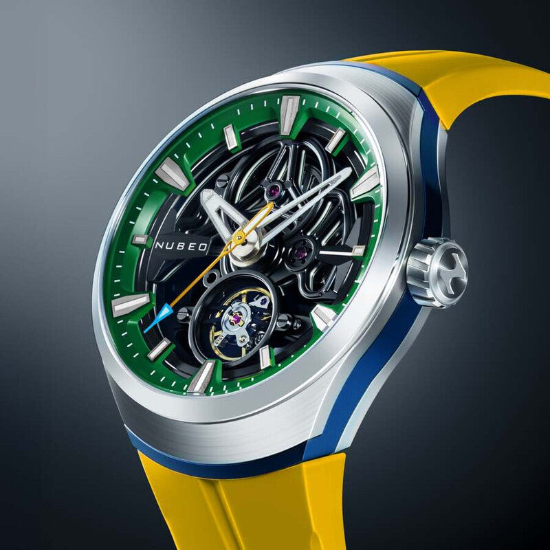 Nubeo Ulysses Green Dial Men's Watch NB-6134-05